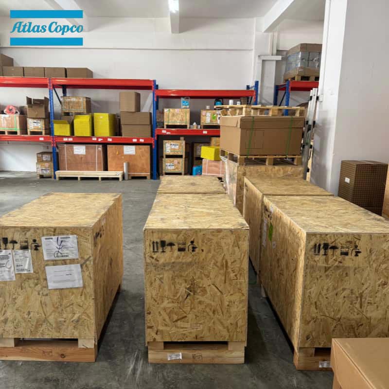 Atlas Copco 1616757591 2902022210 জেনুইন এয়ার এন্ড স্ক্রু এলিমেন্ট GA GX সিরিজ কম্প্রেসার হেড