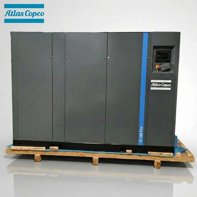 Atlas Copco GA160 Pro 160kW 215HP তেল ইনজেক্টেড রোটারি স্ক্রু এয়ার কমপ্রেসার 7.5 10Bar 1543CFM