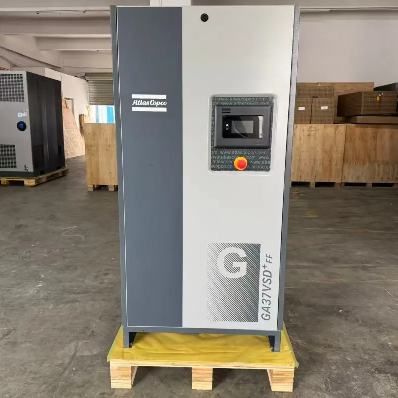 শিল্পের জন্য Atlas Copco GA37 VSD+ FF 37kW 50HP তেল-ইনজেক্টেড স্ক্রু এয়ার কম্প্রেসার