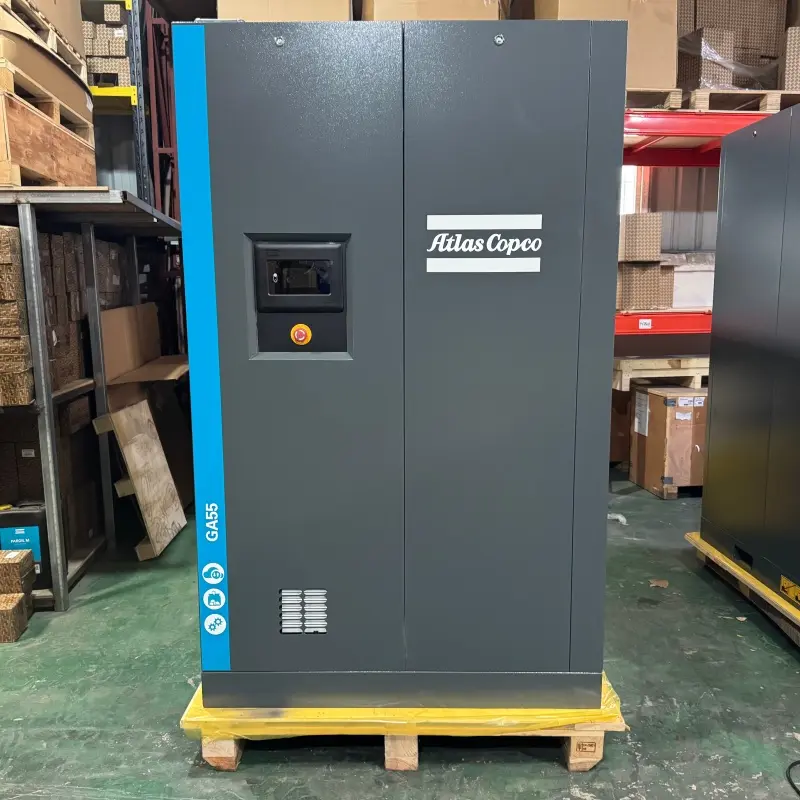 Atlas Copco GA55 55kW 75HP তেল ইনজেক্টেড স্ক্রু এয়ার কমপ্রেসার অরিজিনাল