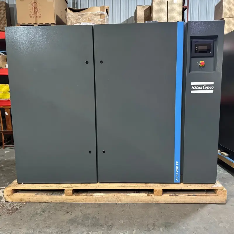 Atlas Copco ZT 37 VSD FF অয়েল ফ্রি স্ক্রু কম্প্রেসার 37KW 50HP ড্রায়ার ক্লাস 0 জেনুইন